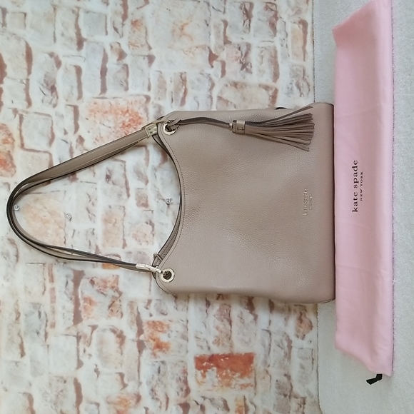 kate spade Bags New Kate Spade Large Loop Leather Shoulder Bag